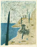 Max Peiffer Watenphul, 5 Bll. Kompositionen, 1967, Lithograph in colours