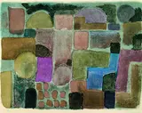 Eduard Bargheer, Ohne Titel, 1977, Lithograph in colours
