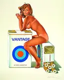 Mel Ramos, Vantage Cigarettes, 1972, Offset lithograph in colours