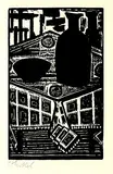 2 Bll.: Kleines Stilleben by Erich Heckel, 1957, Woodcut, sold Oct 2004