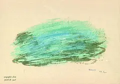 Komposition by Jean Fautrier, 1928, Silkscreen in colours, sold Oct 2004