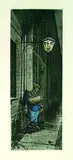 Heinrich Zille, 3 Bll.: Kaisers Geburtstag. Frau mit Pleureuse. Zur Mutter Erde, 1899, Etching
