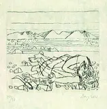 Eduard Bargheer, Der Gast, 1965, Portfolio