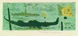 Max Peiffer Watenphul, 4 Bll. Kompositionen, 1968, Lithograph in colours