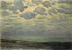 Max Lieber, Ebbe, Oil on canvas