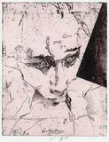 Horst Janssen, Annettchen am 20.12.1985, 1988, Etching