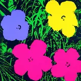 Andy Warhol, Flowers, 1970, Screenprint in colours, on wove paper, the full sheet