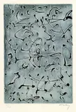 Mark Tobey, 3 Bll.: New Baroque (2). Etude, 1969, Lithograph in colours