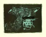 Gris argentin by Antoni Tàpies, 1984, Lithograph in colours, sold Oct 2004