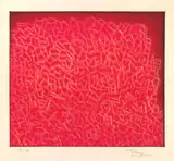 Mark Tobey, 5 Bll. Kompositionen, 1972, Etching in colours