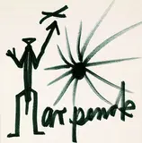2 Bll. Strichmännchen und Sonne by A. R. (d. i. Ralf Winkler) Penck, Felt-tip pen drawing, sold Oct 2004