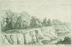 Herman van Swanevelt, 8 Bll. aus: Verschiedene Ansichten aus Rom und Umgebung, 1652, Etching