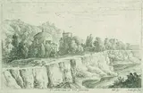 Herman van Swanevelt, 8 Bll. aus: Verschiedene Ansichten aus Rom und Umgebung, 1652, Etching