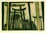 Otto Eglau, 4 Bll. Kompositionen, 1958, Etching