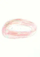Ohne Titel by Gotthard Graubner, Pencil drawing, sold Oct 2004