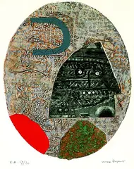 Max Papart, Décryptage, 1977, Etching