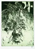 Horst Janssen, In sich selbst verliebt, 1983, Etching