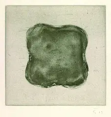 Ohne Titel by Gotthard Graubner, 1969, Etching and aquatint, sold Oct 2004