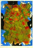 Mark Tobey, 4 Bll. Kompositionen, 1970, Silkscreen in colours