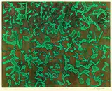 Mark Tobey, 2 Bll.: Forms in Progress (I + II), 1971, Etching and aquatint in colours
