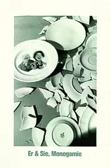 Bernhard Blume, Er & Sie, Monogamie, 1988, Photograph in black & white