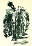 Hans Fronius, 2 Bll.: Franz Kafka. Ecce Homo
