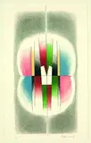 Paul Mansouroff, Ohne Titel, Lithograph in colours