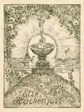 Heinrich Vogeler, 3 Bll. Exlibris: Jenne Eggert. Else Hackenjost. Käthe und Willy Rosenbusch