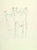 Lothar Fischer, Sechs stehende Hüllenfiguren