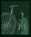 Konrad Klapheck, Fahrrad II (Schicksal), 1980, Etching