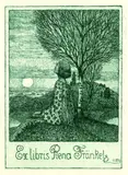 Heinrich Vogeler, 2 Bll. Exlibris: Rena Fränkel. Karla Kerlen