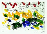 Friedemann Hahn, Japanische Landschaft, 1996, Etching