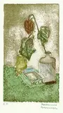 Hermann Kremsmayer, 4 Bll. Interieurs, Lithograph in colours