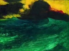 Emil Nolde, Hohe See, 1936, Oil on canvas
