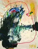 Asger Jorn, Sanoyara, 1958, Oil on canvas