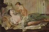 Lovis Corinth, Tändelei, II. Fassung, 1917, Oil on canvas