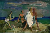 Badende Männer by Karl Hofer, 1925, Oil on canvas, sold May 2004