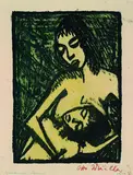 Otto Mueller, Mutter und Kind, 1920, Lithograph