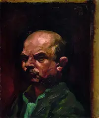 Ludwig Meidner, Selbstbildnis, 1935, Oil on cardboard