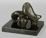 Henry Moore, Maquette for Sheep Piece, 1969, Bronze