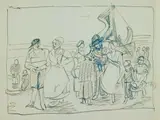 Max Beckmann, Holländische Fischer am Strand