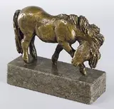 Pony mit gesenktem Kopf by Renée Sintenis, 1939, Bronze, sold May 2004