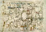 Ohne Titel by Karl Fred Dahmen, 1958, Watercolour, sold May 2004