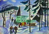 Otto Lange, Winterlandschaft