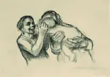 Käthe Kollwitz, Eltern mit Kind (Endgültige Fassung)