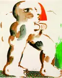 Figur by Horst Antes, 1966, Watercolour, sold May 2004