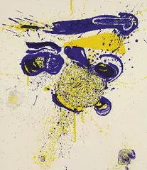 Mercury by Sam Francis, 1963, Lithograph printed in colours, sold May 2004