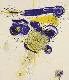 Mercury by Sam Francis, 1963, Lithograph printed in colours, sold May 2004