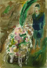 Witwe by Pol Cassel, 1925, Watercolour, sold May 2004