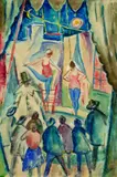 August Kallert, Artistinnen, Watercolour